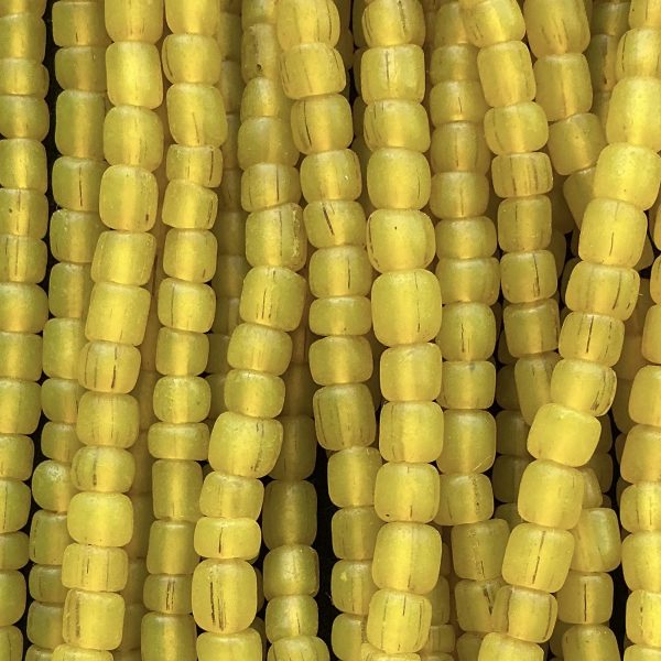 JT020 Transparent Java Glass Beads