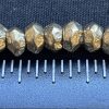*BBSTB Small Faceted Bicone Tribal Bead*