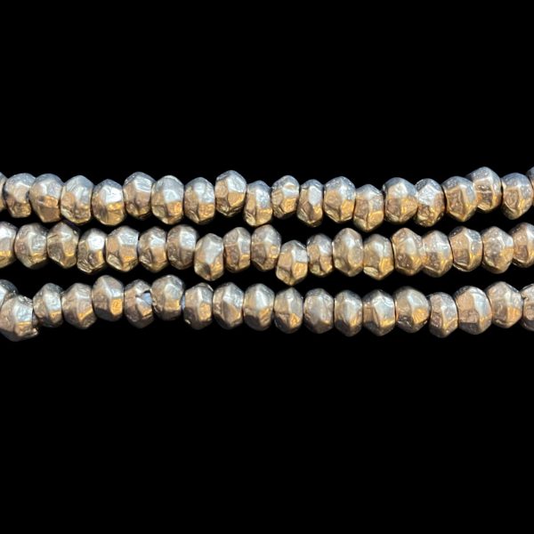*BBSTB Small Faceted Bicone Tribal Bead*