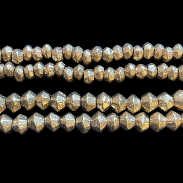 *BBSTB Small Faceted Bicone Tribal Bead*