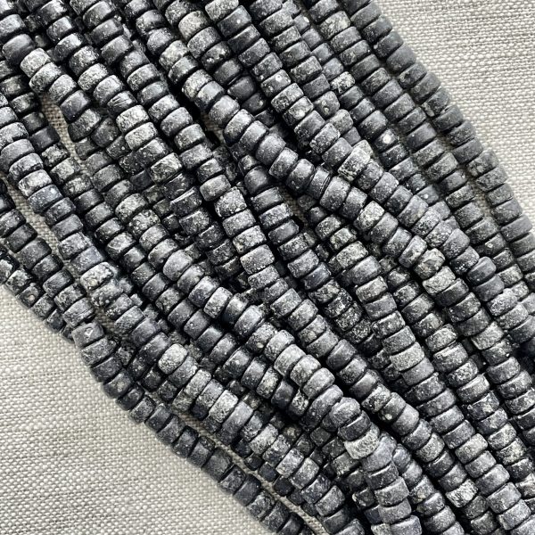JLBG05 6mm Java “Antiqued” Glass Labang Beads