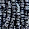 JLBG05 6mm Java “Antiqued” Glass Labang Beads