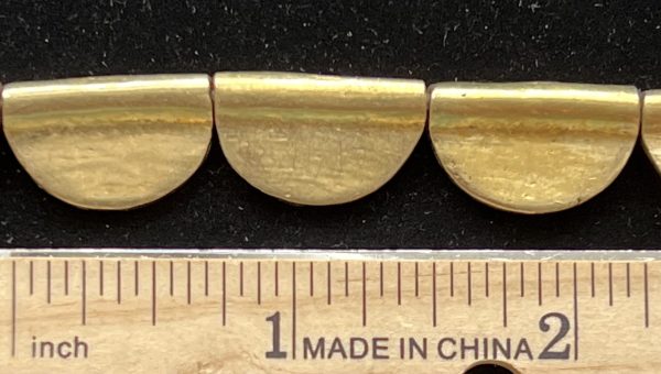BBHCL 1/2 Circle Brass Beads - Large